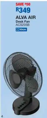 OK Furniture ALVA AIR Desk Fan ACS205B offer