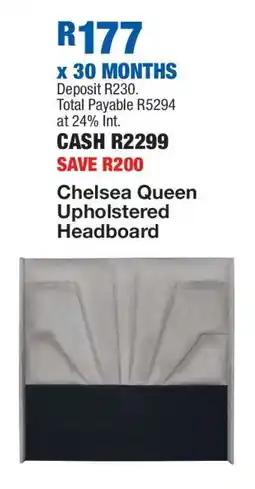 OK Furniture Chelsea Queen Upholstered Headboard offer