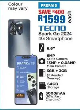 OK Furniture TECNO Spark Go 2024 offer