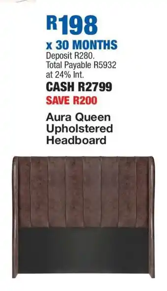 OK Furniture Aura Queen Upholstered Headboard offer
