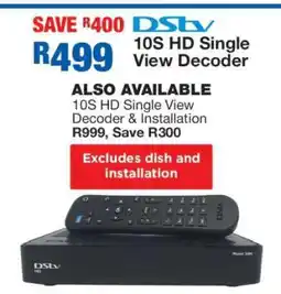 OK Furniture DStv 10S HD Single View Decoder offer