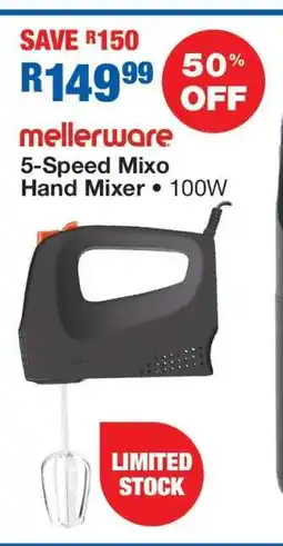 OK Furniture Mellerware 5-Speed Mixo Hand Mixer offer