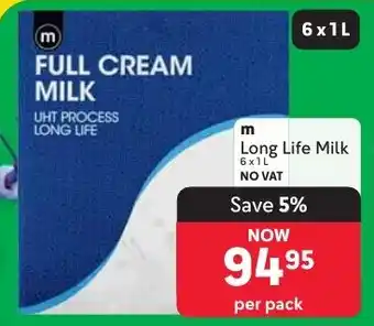 Makro m Long Life Milk offer