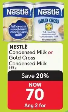 Makro NESTLÉ Condensed Milk or Gold Cross Condensed Milk offer