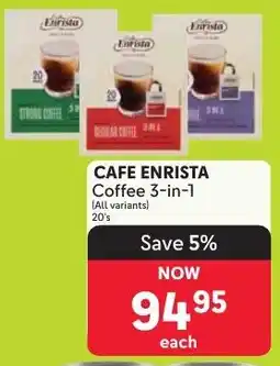 Makro CAFE ENRISTA Coffee 3-in-1 offer