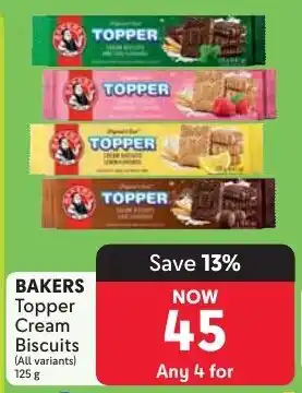 Makro BAKERS Topper Cream Biscuits offer