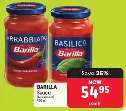 Makro BARILLA Sauce offer