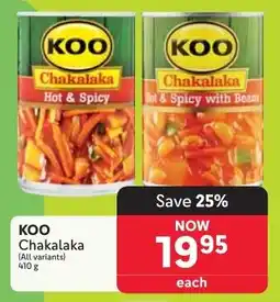 Makro KOO Chakalaka offer