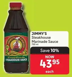 Makro JIMMY'S Steakhouse Marinade Sauce offer