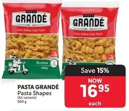 Makro PASTA GRANDÉ Pasta Shapes offer