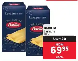 Makro BARILLA Lasagne offer