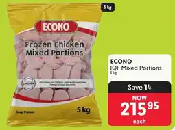 Makro ECONO IQF Mixed Portions offer