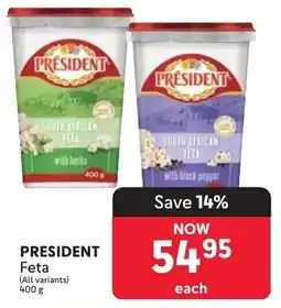 Makro PRESIDENT Feta offer