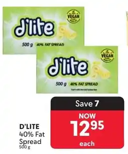 Makro D'LITE 40% Fat Spread offer