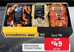 Makro Bulk Assorted Chicken Flatties offer