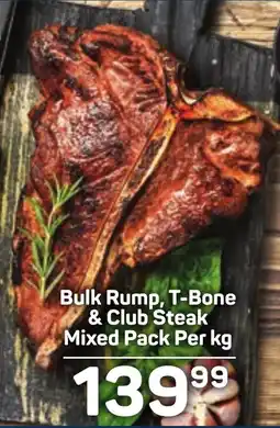 Pick n Pay Hypermarket Bulk Rump, T-Bone & Club Steak Mixed Pack offer