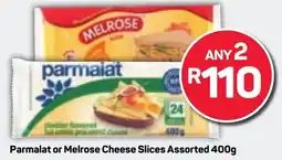 Pick n Pay Hypermarket Parmalat or Melrose Cheese Slices Assorted offer