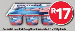 Pick n Pay Hypermarket Parmalat Low Fat Dairy Snack Assorted offer