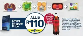 Pick n Pay Hypermarket All 5 for R110 offer