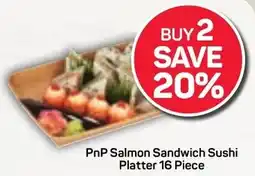 Pick n Pay Hypermarket PnP Salmon Sandwich Sushi Platter offer