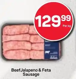 Pick n Pay Hypermarket Beef Jalapeno & Feta Sausage offer