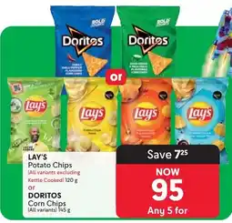 Makro LAY'S Potato Chips or DORITOS Corn Chips offer