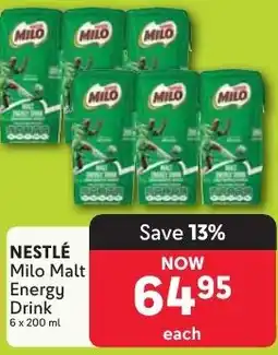 Makro NESTLÉ Milo Malt Energy Drink offer