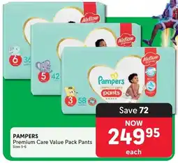 Makro PAMPERS Premium Care Value Pack Pants offer