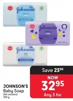 Makro JOHNSON'S Baby Soap offer