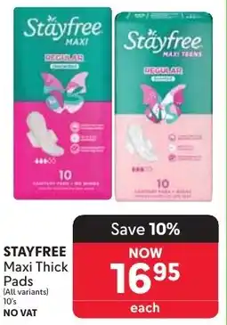 Makro STAYFREE Maxi Thick Pads offer