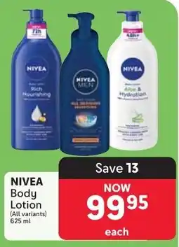 Makro NIVEA Body Lotion offer