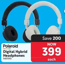 Makro Polaroid Digital Hybrid Headphones offer