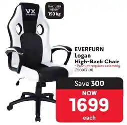 Makro EVERFURN Logan High-Back Chair offer