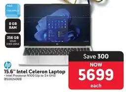 Makro HP 15.6" Intel Celeron Laptop offer