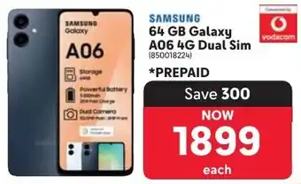Makro SAMSUNG 64 GB Galaxy A06 4G Dual Sim offer
