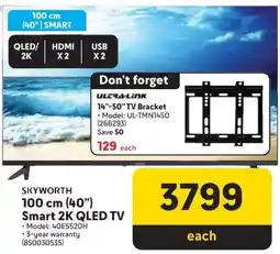 Makro SKYWORTH 100 cm 40" Smart 2K QLED TV offer