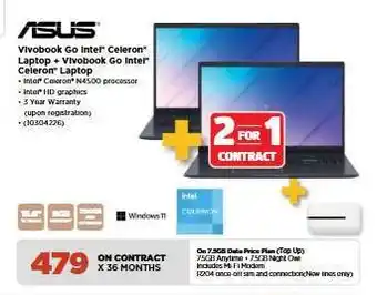 HiFi Corp Vivobook Go Intel Celeron Laptop + Vivobook Go Intel Celeron Laptop offer