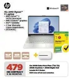 HiFi Corp 15s AMD Ryzen 3 Laptop offer