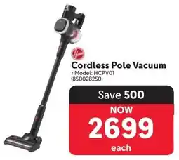 Makro Hoover Cordless Pole Vacuum offer