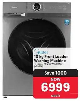 Makro Midea Front Loader Washing Machine offer
