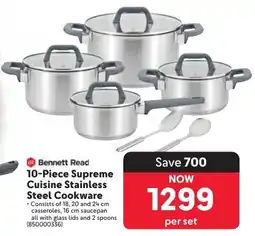 Makro Bennett Read Supreme Cuisine Stainless Steel Cookware offer