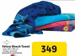 Makro Home Living Velour Beach Towel offer