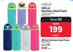 Makro Aqua Stainless Steel Flask offer