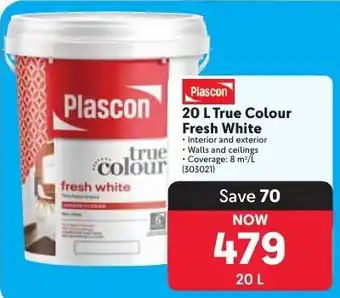 Makro Plascon True Colour Fresh White offer