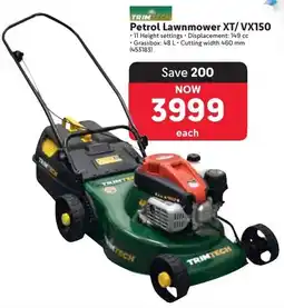 Makro Trimtech Petrol Lawnmower XT/VX150 offer