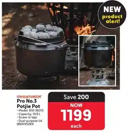 Makro Megamaster Pro No.3 Potjie Pot offer