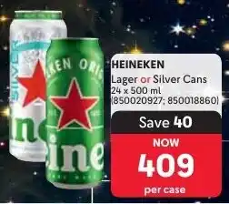 Makro HEINEKEN Lager or Silver Cans offer