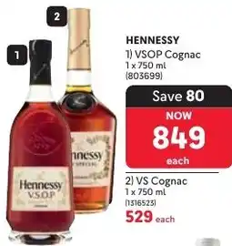 Makro HENNESSY VSOP Cognac offer
