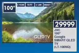 President Hyper JVC 100" Google Smart QLED TV offer