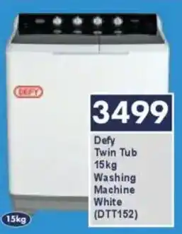 President Hyper Defy Twin Tub Washing Machine White offer